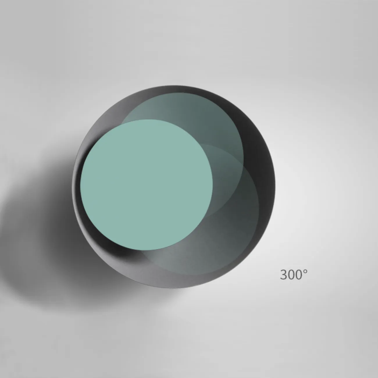 Бра TWIRL D25 Grey/Green от ImperiumLoft