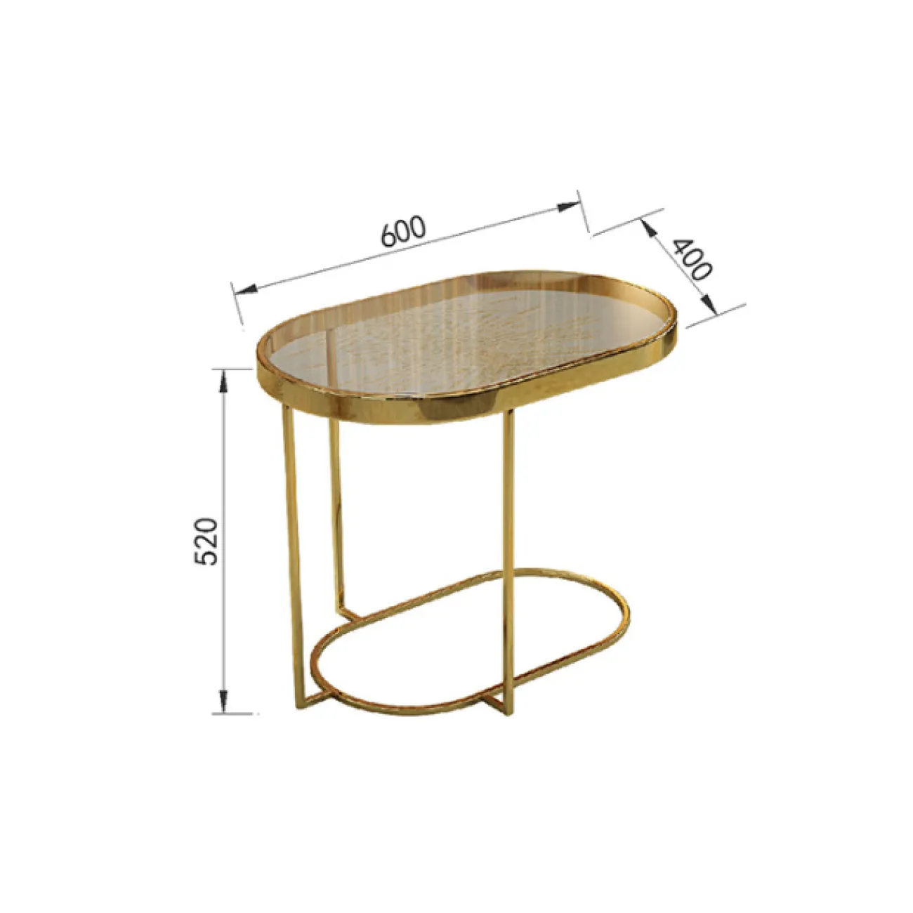 Дизайнерский журнальный столик LaLume-AP00223