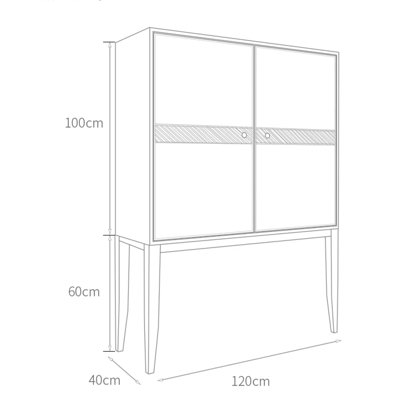 Дизайнерская тумба LaLume – KS00112