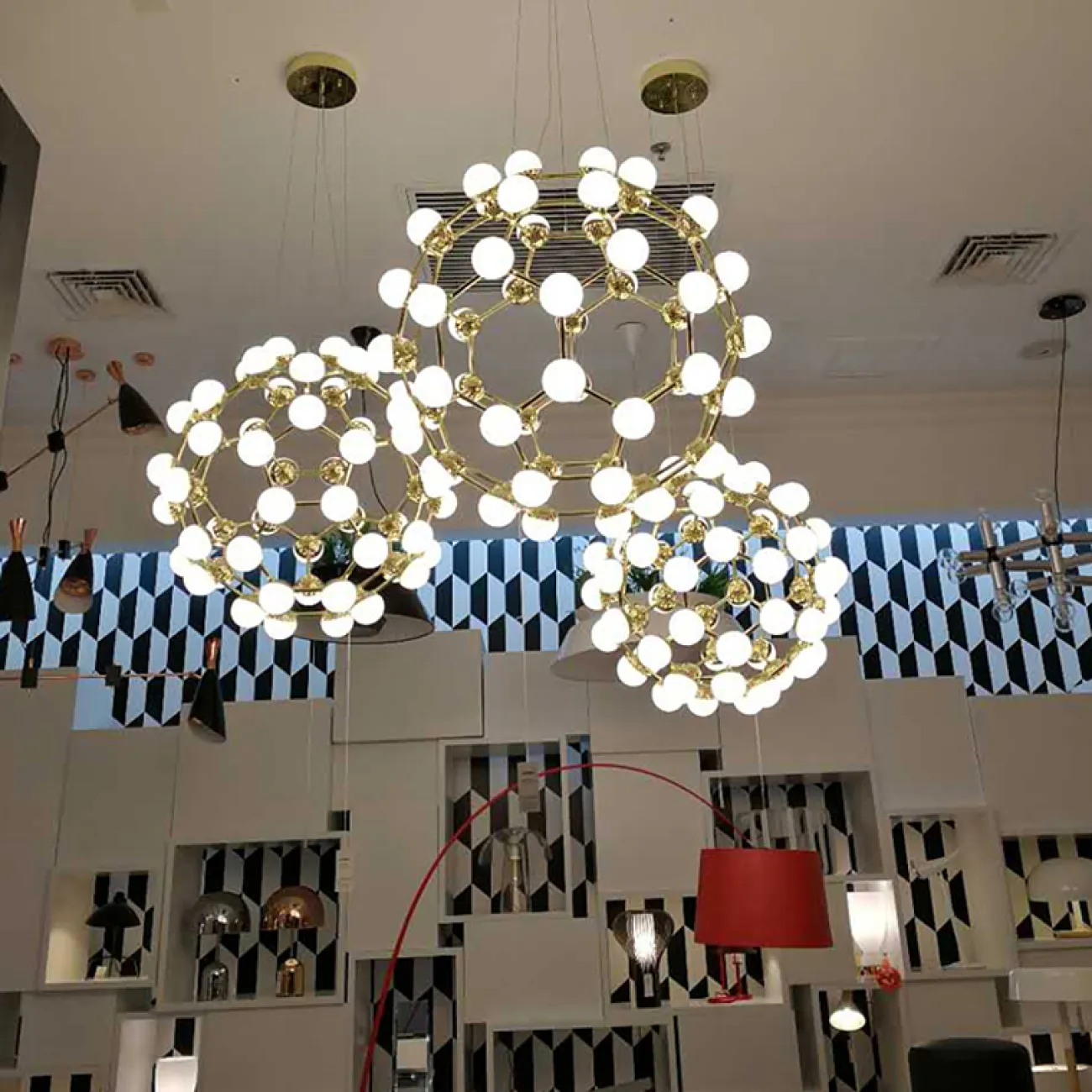 Подвесная люстра MESH от ImperiumLoft