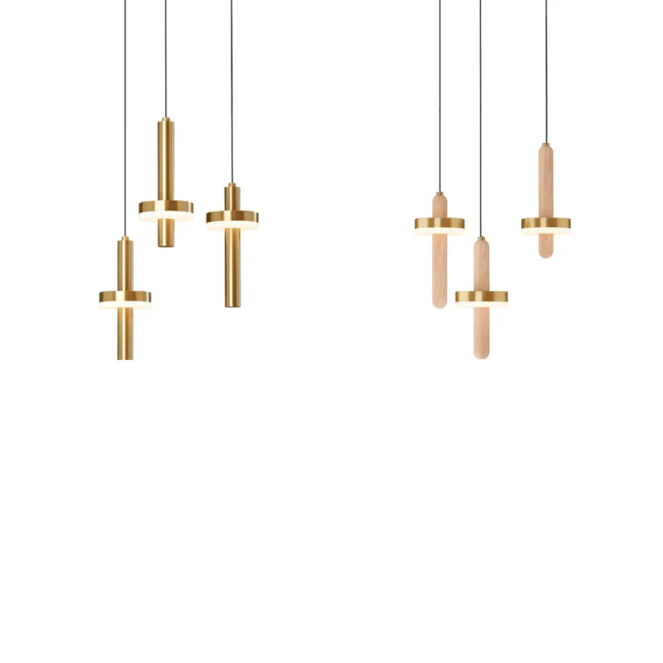 Подвесной светильник Falka Brown A от ImperiumLoft