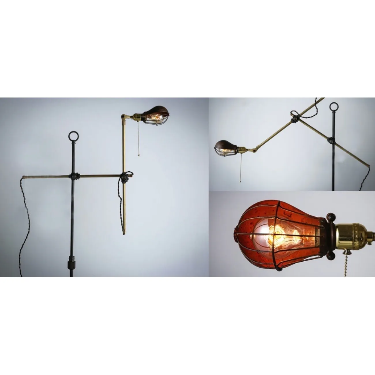 Напольный светильник Steampunk Extension Pole Floor от LaLume Напольный светильник Steampunk Extension Pole Floor от LaLume