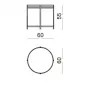 Столик Ula Small table ULA004 designed by Giannella Ventura		 in 2005 от LaLume