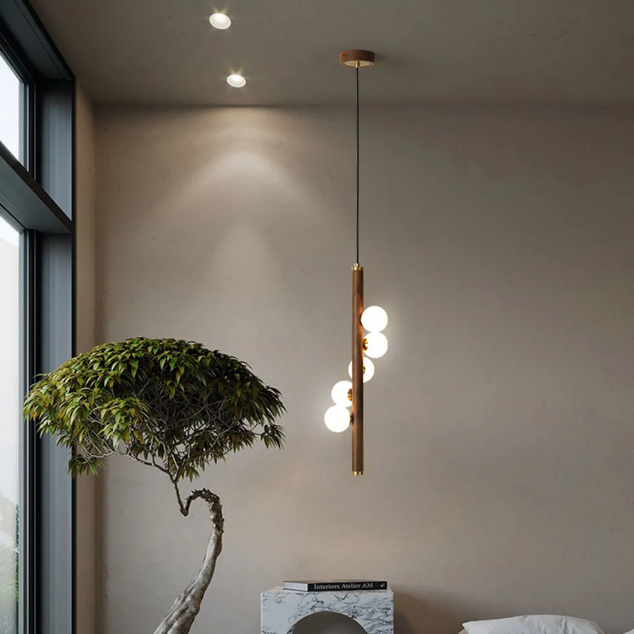 Подвесной светильник WEST light brown от ImperiumLoft