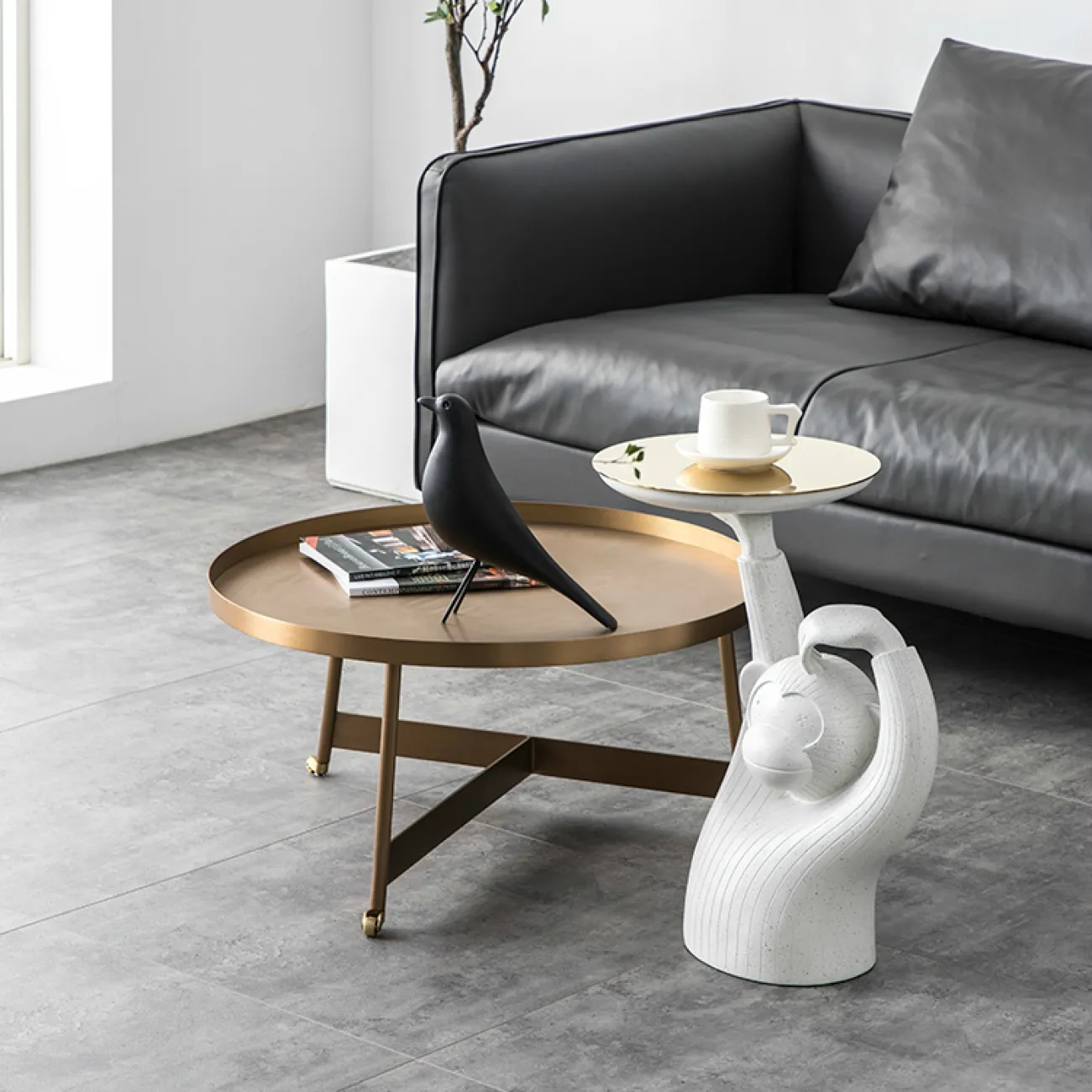 Дизайнерский журнальный столик LaLume-AP00277 Дизайнерский журнальный столик LaLume-AP00277