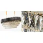 Люстра Empire Black Rectangular Chandelier Crystal от ImperiumLoft