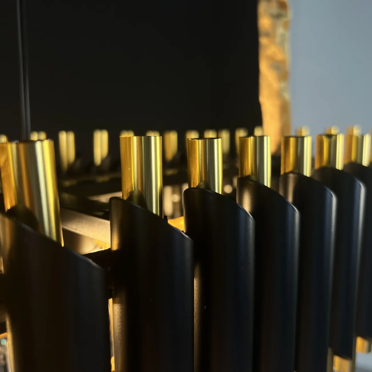 Люстра Empire Black Rectangular Chandelier Crystal от ImperiumLoft