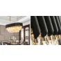Люстра Empire Black Rectangular Chandelier Crystal от ImperiumLoft