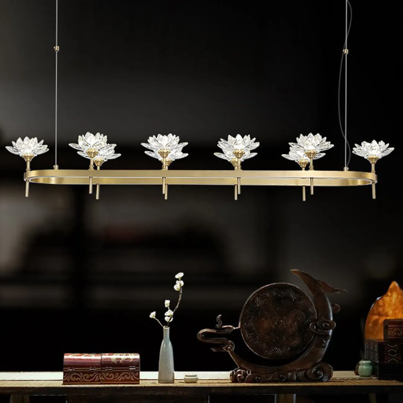 Подвесная люстра LOTOS LONG 10 от ImperiumLoft