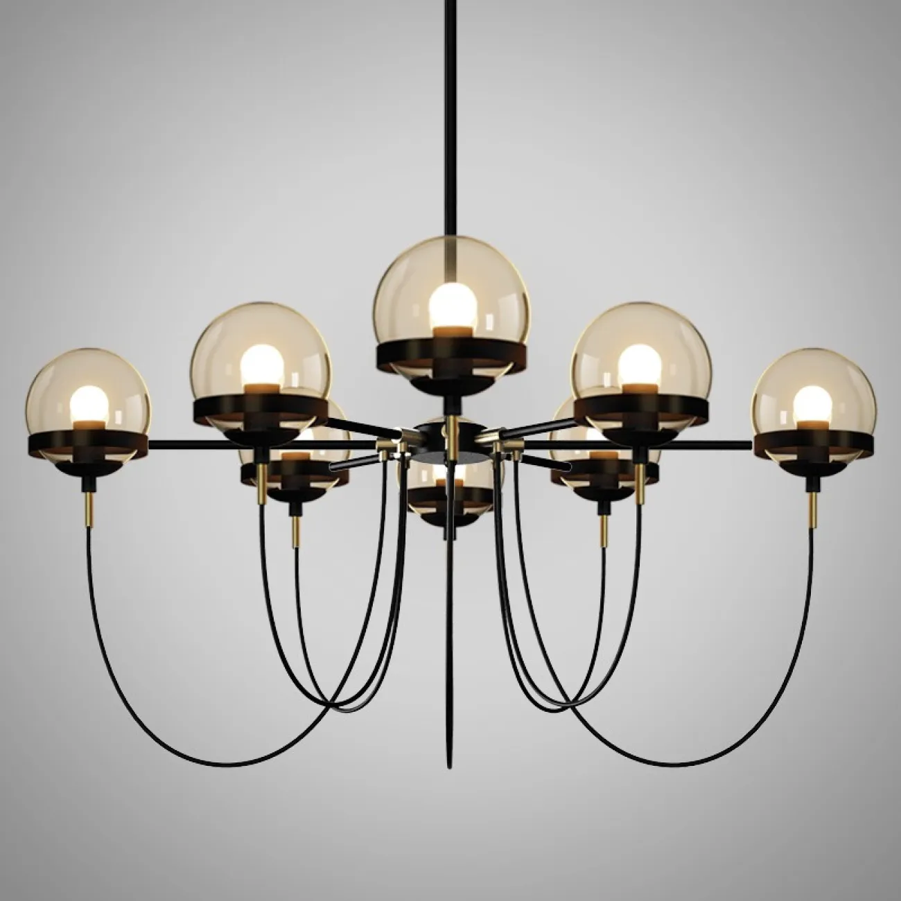 Потолочный светильник ORBIT L10 Black от ImperiumLoft