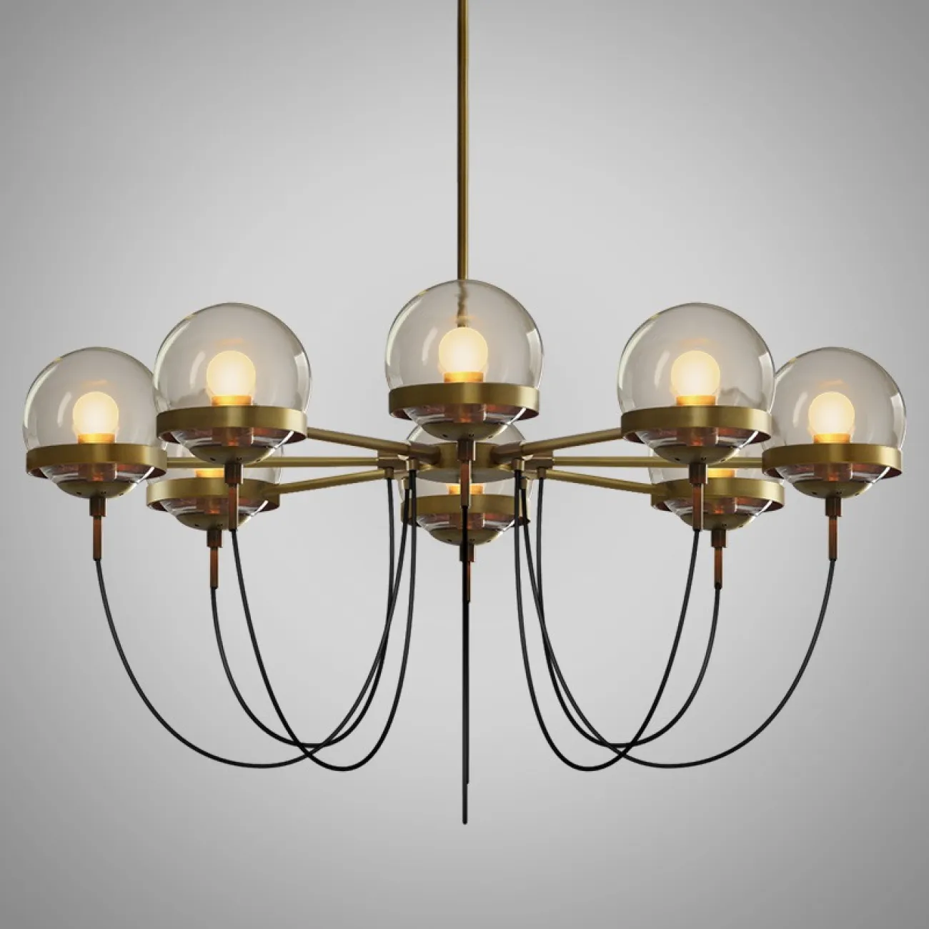 Потолочный светильник ORBIT L10 Black от ImperiumLoft