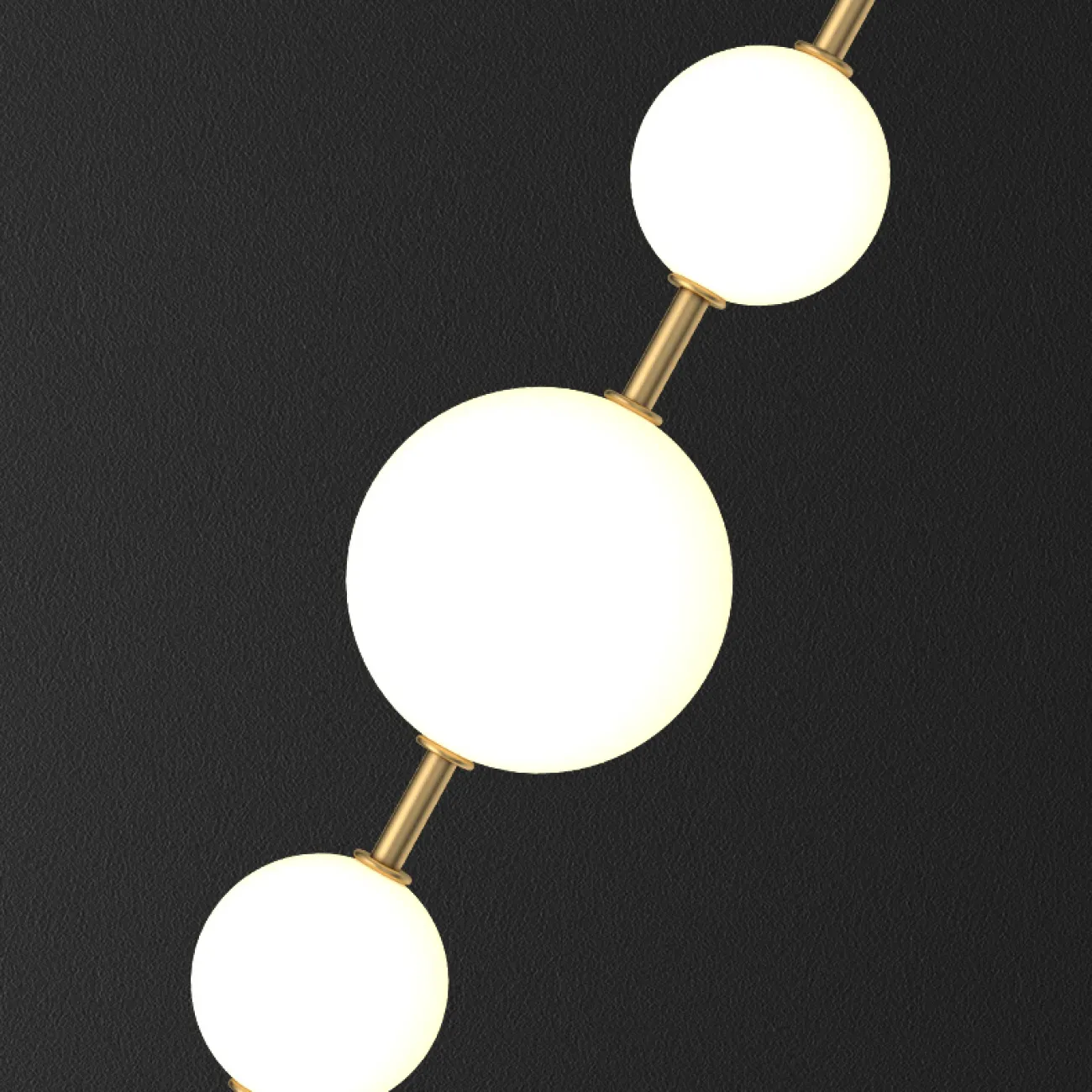 Серия настенных светильников с плафонами шарообразной формы разного диаметра LARA WALL H65 Серия настенных светильников с плафонами шарообразной формы разного диаметра LARA WALL H65