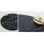 Поднос ACOLYTE ENTERTAINING PLATTER MARBLE & BRONZE designed by Kelly Wearstler от LaLume