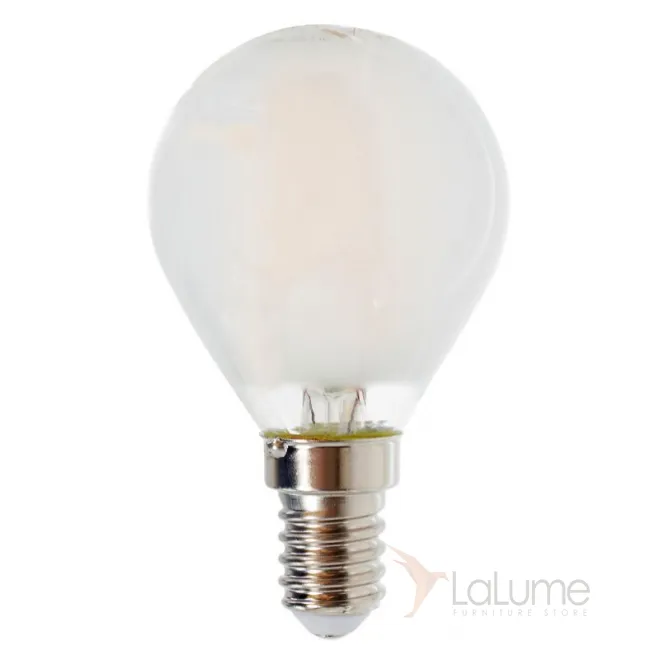 Белая матовая лампочка LED E14 4 W