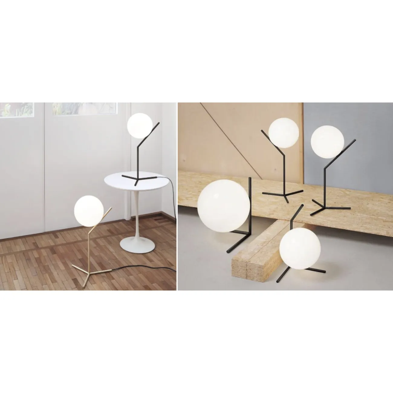 Настольная лампа Flos IC Lights T Black designed by Michael Anastassiades от LaLume