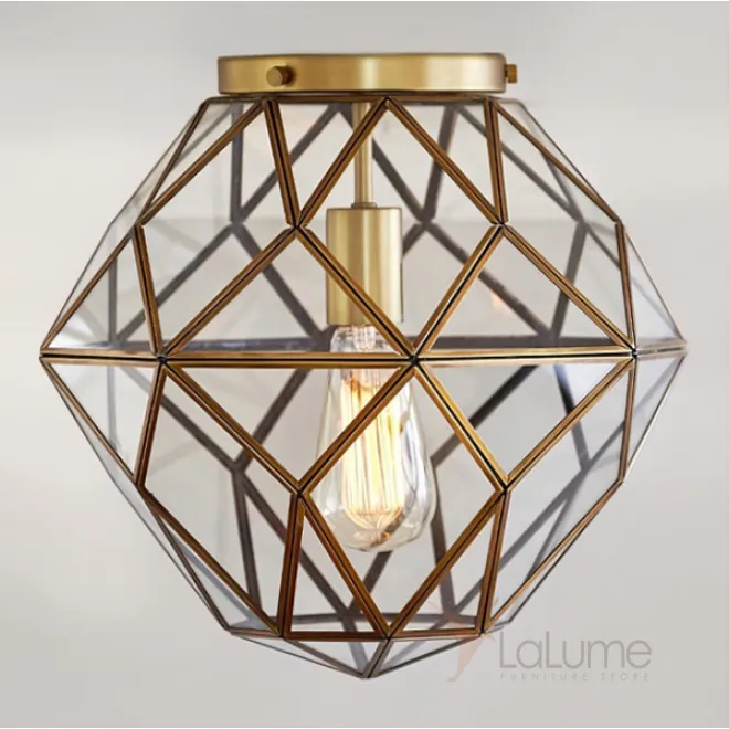 Потолочный светильник Glass & Metal Mount от LaLume