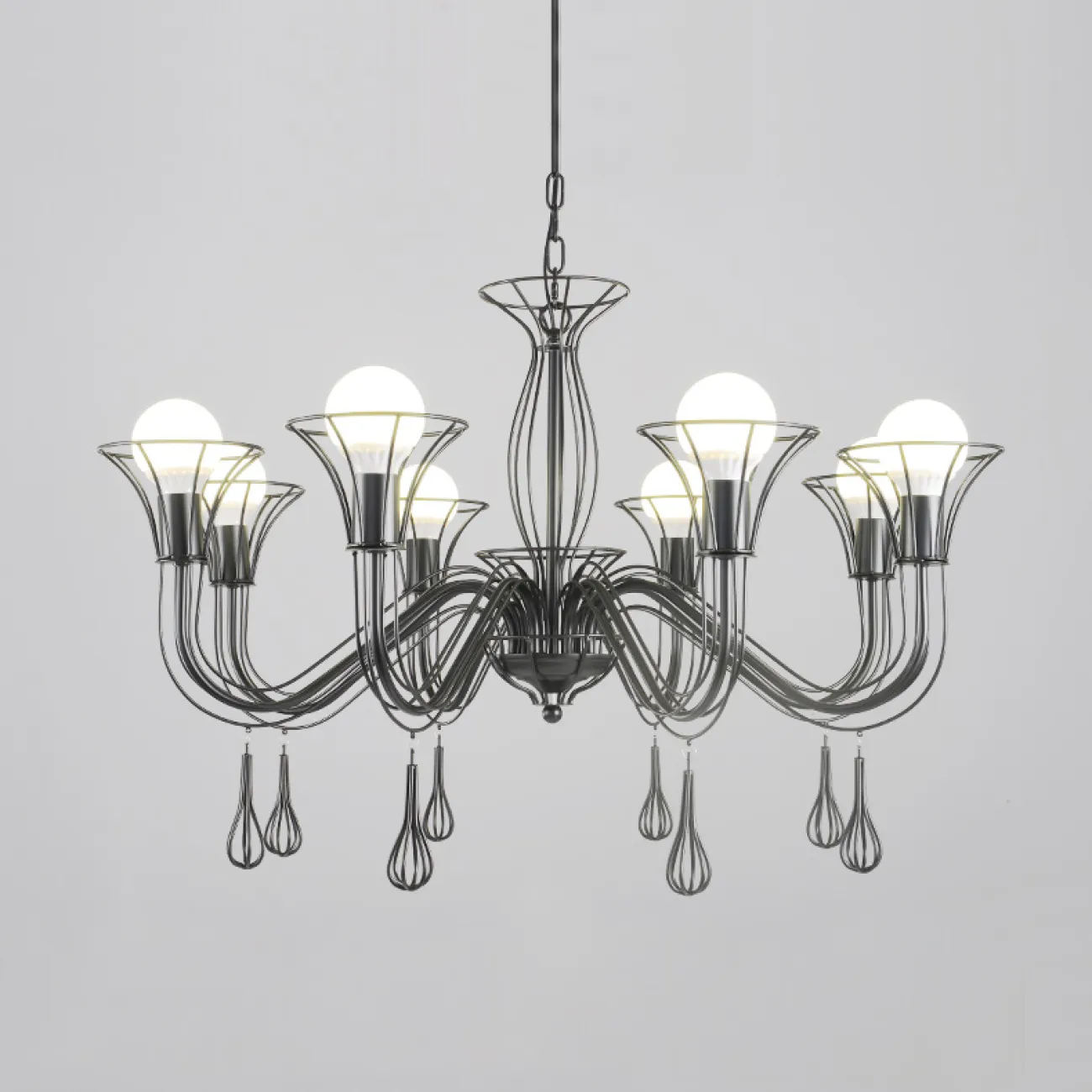 Подвесная люстра CAST 5 White от ImperiumLoft