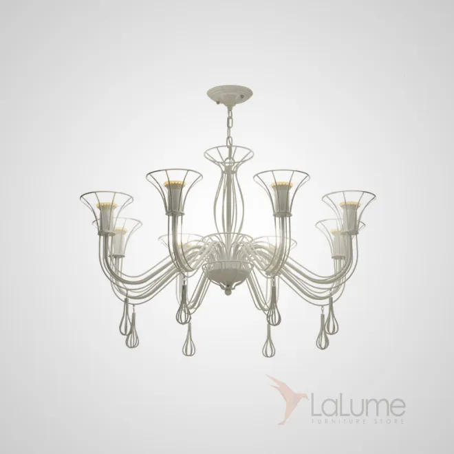 Подвесная люстра CAST 8 White от ImperiumLoft Подвесная люстра CAST 8 White от ImperiumLoft