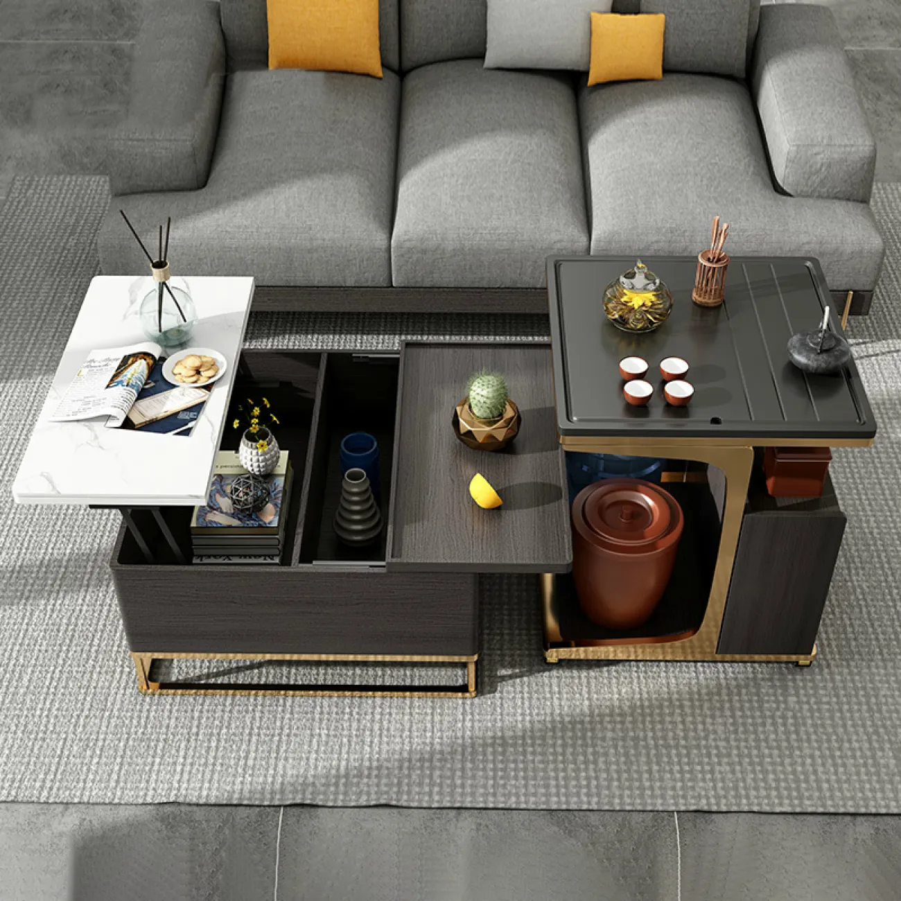 Дизайнерский журнальный столик LaLume-AP00217 Дизайнерский журнальный столик LaLume-AP00217