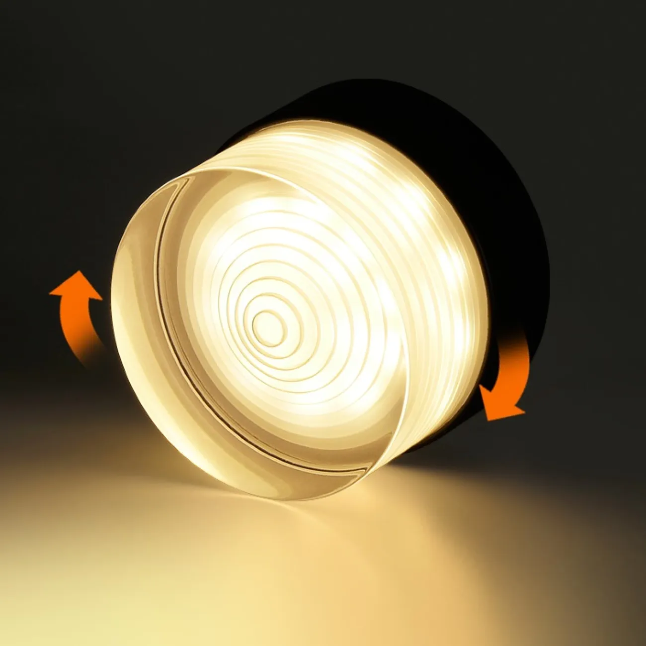 Точечный светодиодный светильник FEST Black 3000К 9W от ImperiumLoft