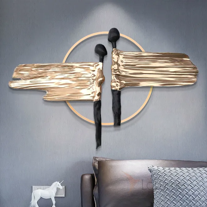 Дизайнерский настенный декор влюбленные LaLume-KKK00241 Дизайнерский настенный декор влюбленные LaLume-KKK00241