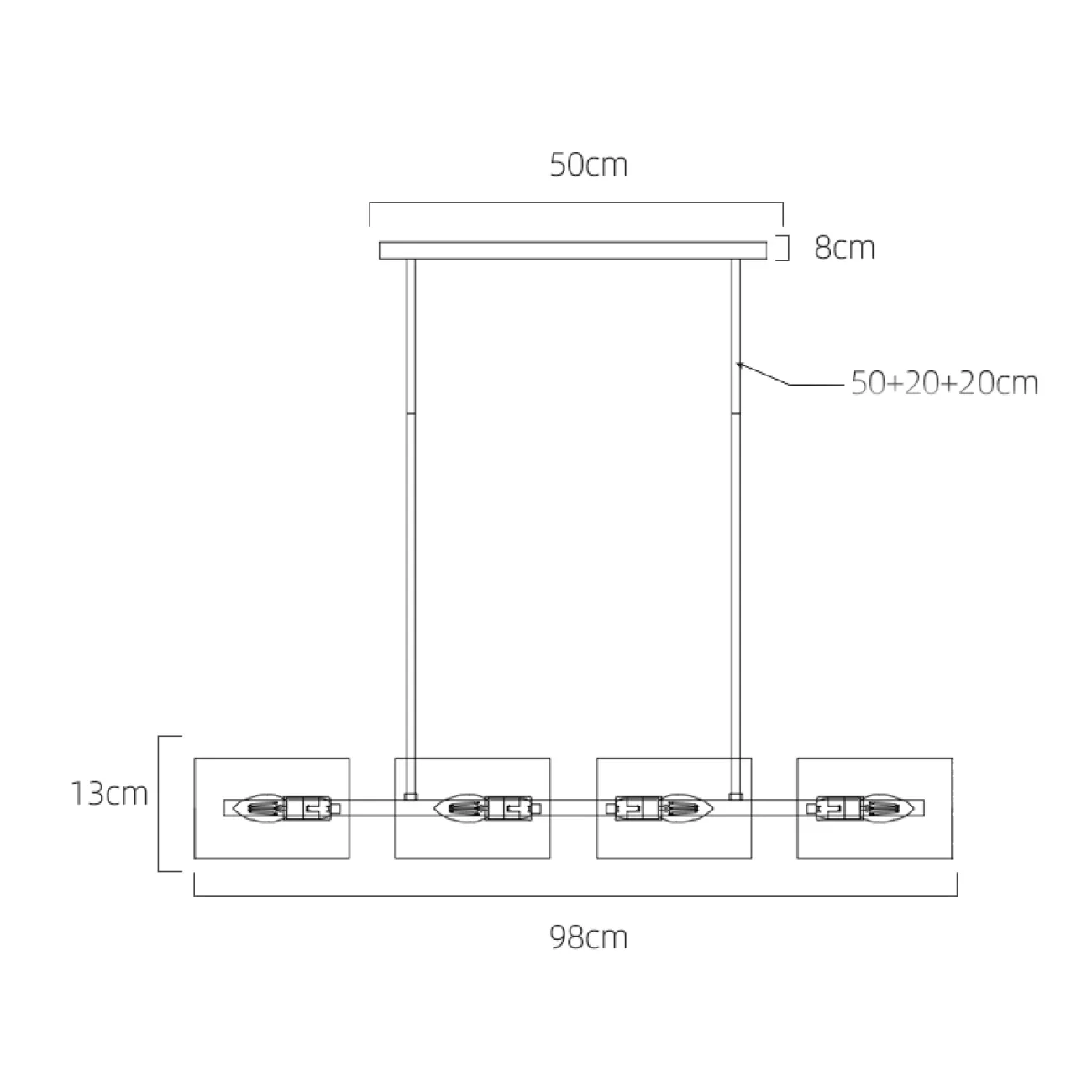 Подвесной светильник FABIOLA LONG L10 от ImperiumLoft
