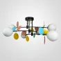 Потолочная люстра MATISSE B D80 Black Multicolor от ImperiumLoft