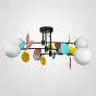 Потолочная люстра MATISSE B D80 Black Multicolor от ImperiumLoft
