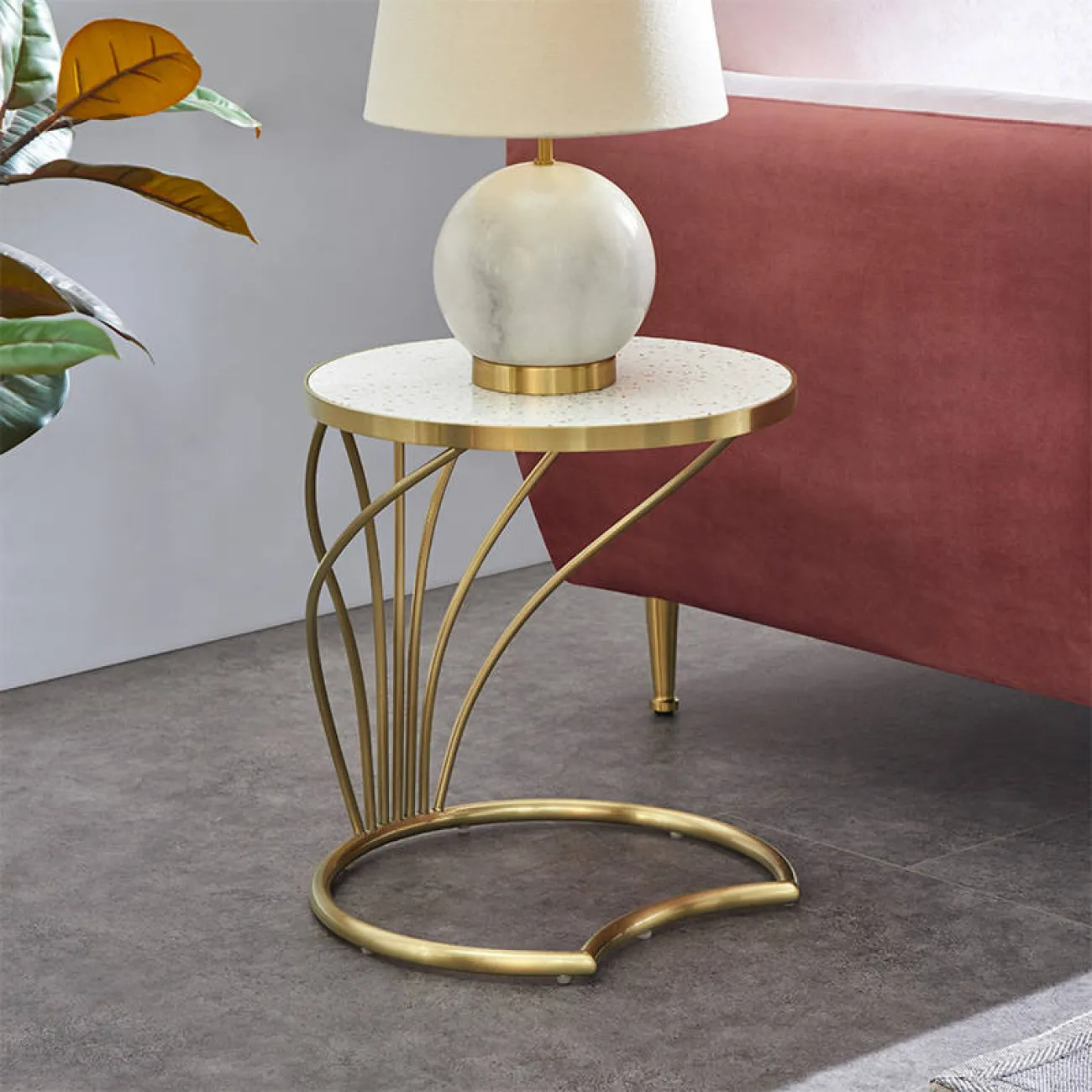 Дизайнерский журнальный столик - LaLume-AP00347