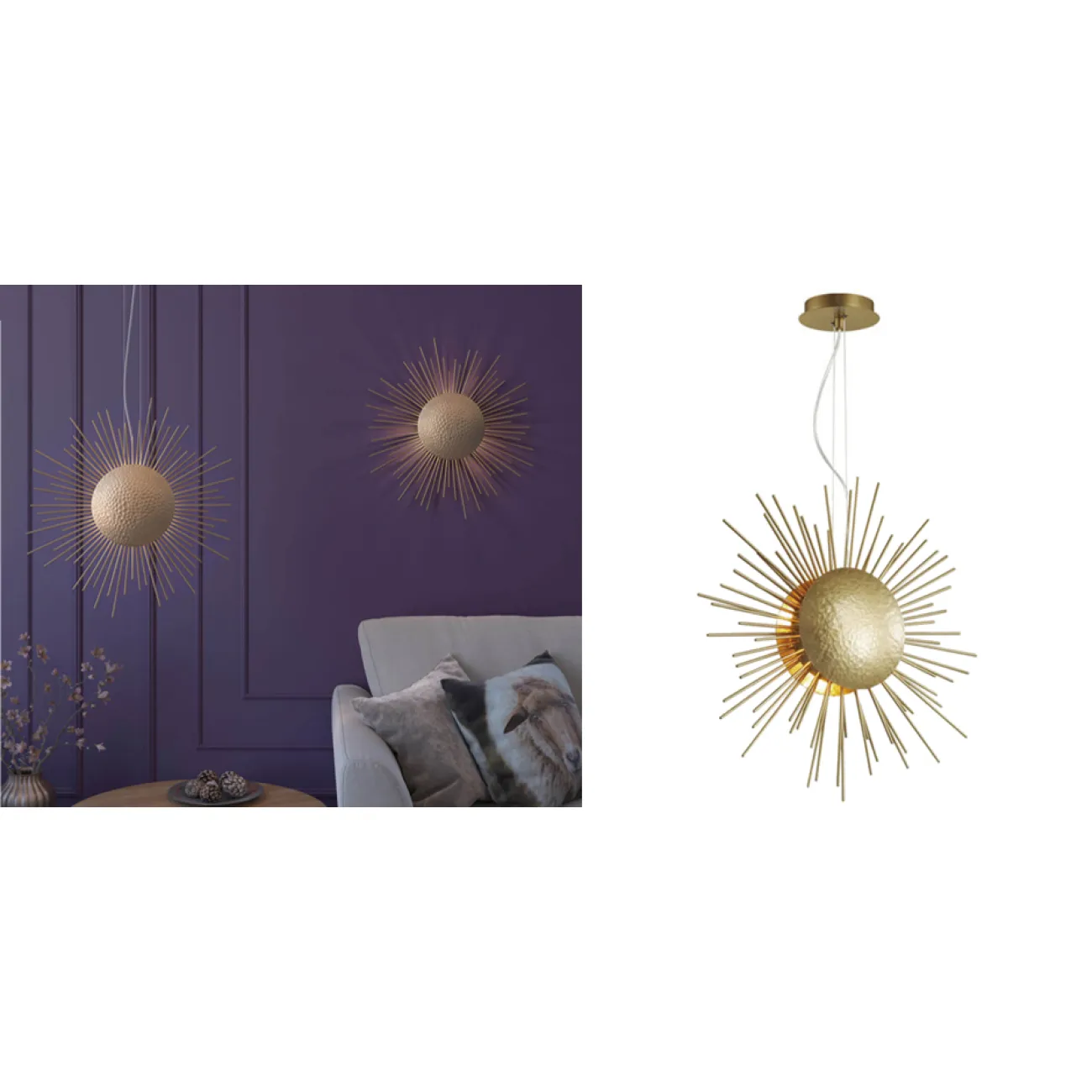 Подвесной Светильник Золотое Солнце Gold Sun