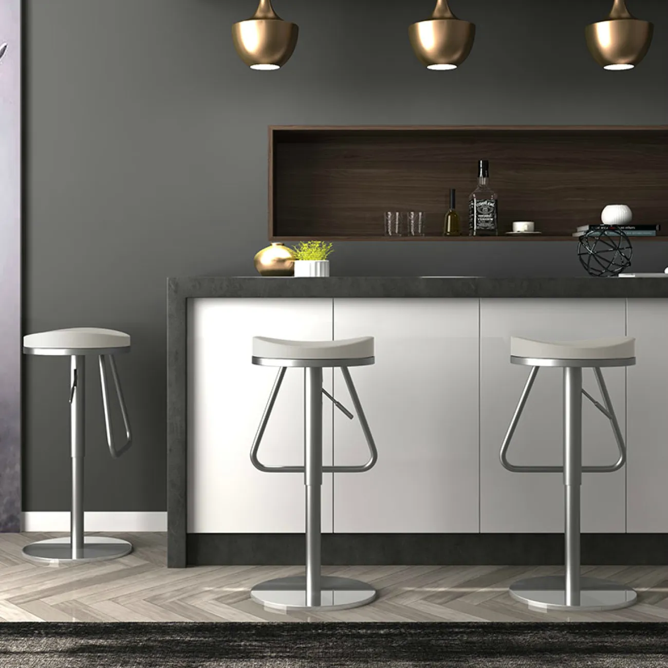 Дизайнерский барный стул LaLume-BA00102