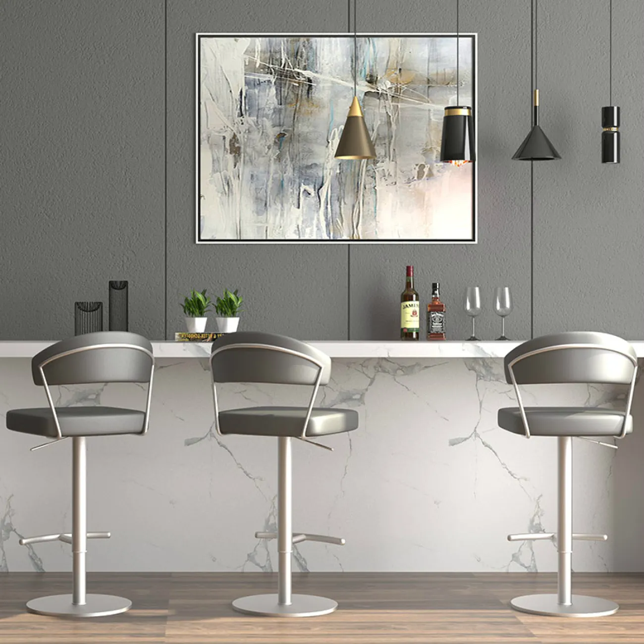 Дизайнерский барный стул LaLume-BA00106 Дизайнерский барный стул LaLume-BA00106