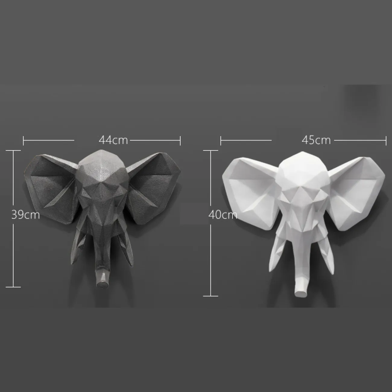 Дизайнерский настенный декор слон LaLume-KKK00237