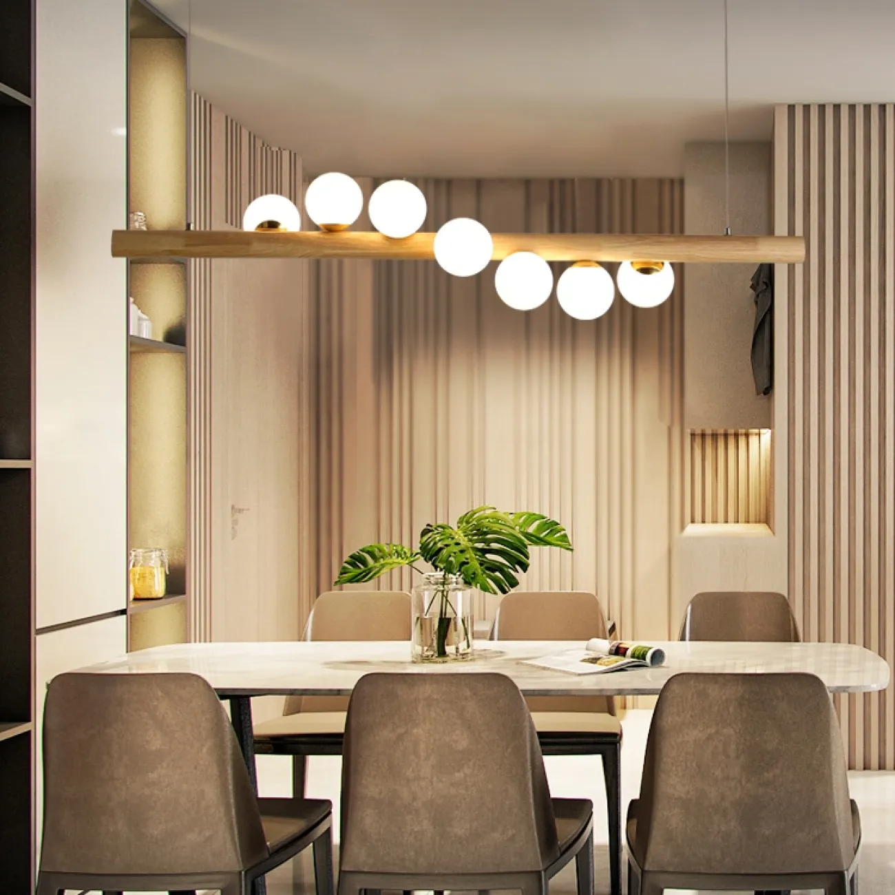 Подвесной светильник VELTA Светлое дерево от ImperiumLoft