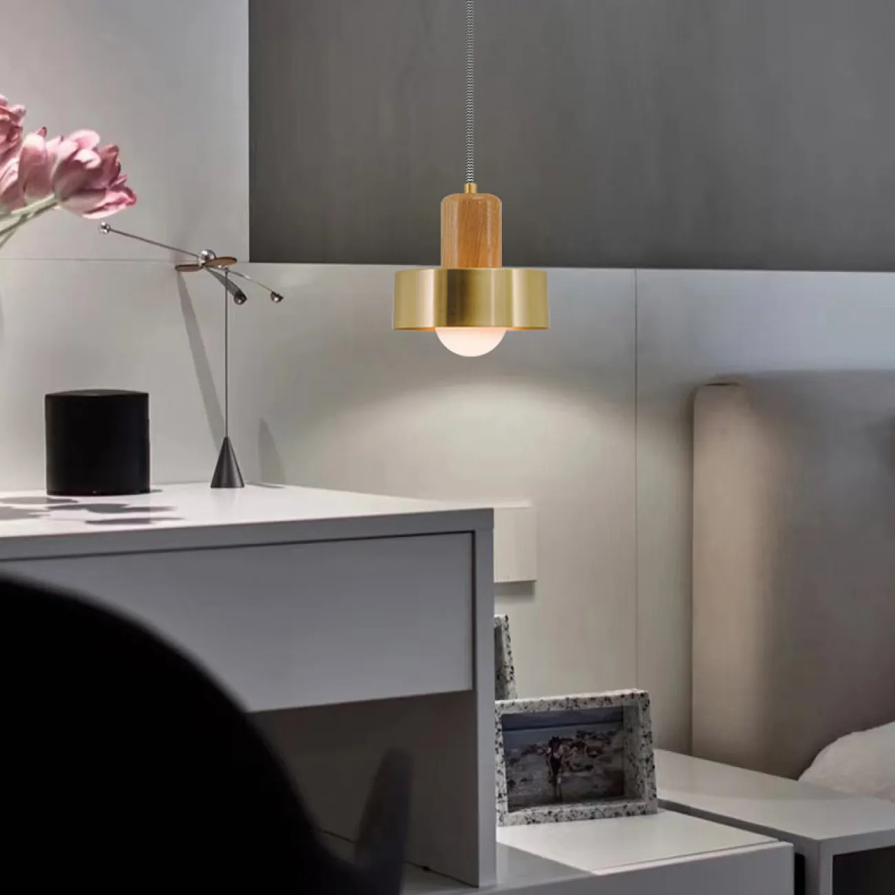 Подвесной светильник WICKLOW D20 Light brown от ImperiumLoft