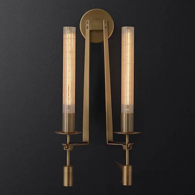 Бра RH Fontanelle Double Wall Lamp от ImperiumLoft Бра RH Fontanelle Double Wall Lamp от ImperiumLoft