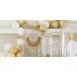 Гирлянда хлопковые фонарики Сotton Ball Shell-Gold