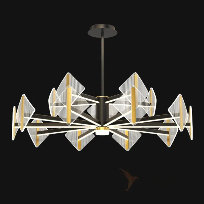 Потолочная люстра KEEN L15 Brass от ImperiumLoft