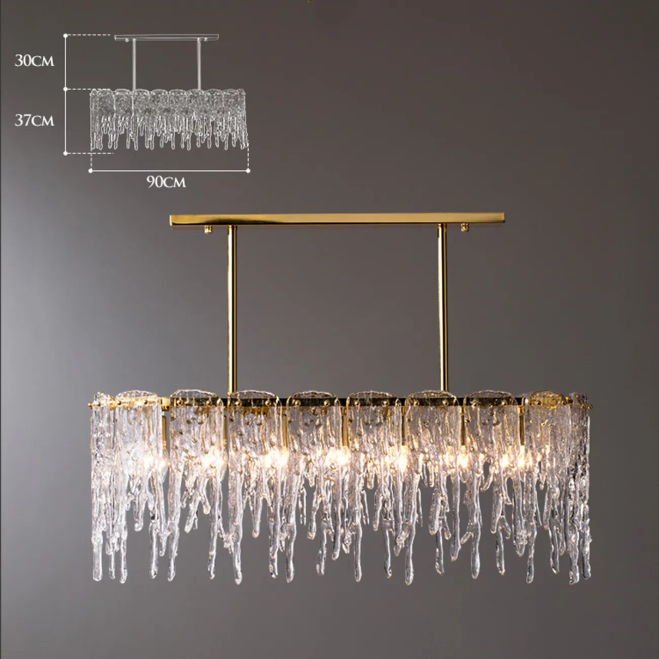 Потолочный светильник SPRING B LONG L130 от ImperiumLoft