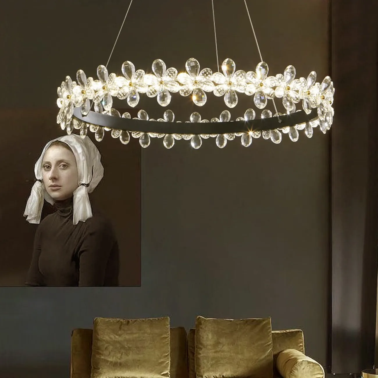 Подвесная люстра FLORETTA L D80 от ImperiumLoft Подвесная люстра FLORETTA L D80 от ImperiumLoft