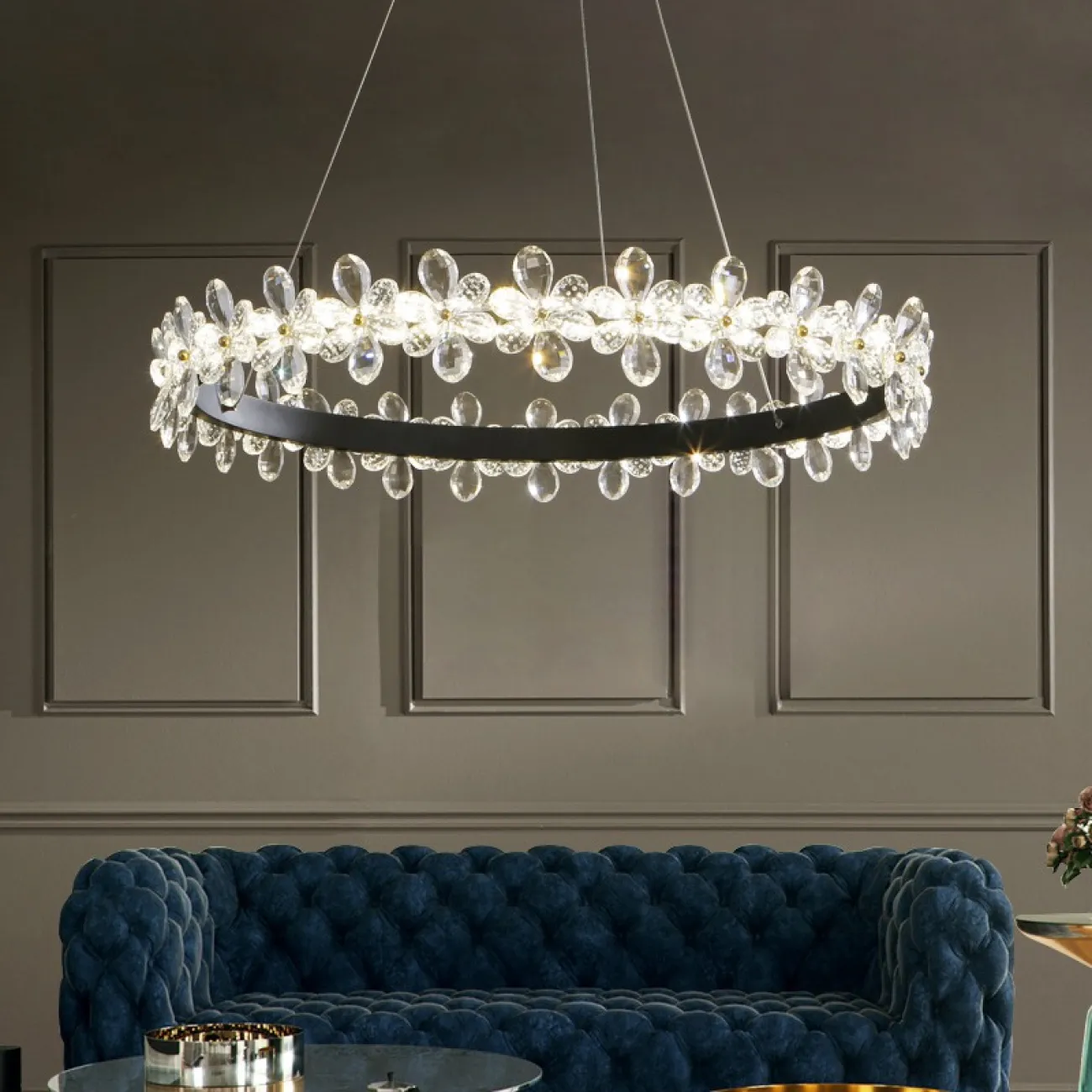 Подвесная люстра FLORETTA L D80 от ImperiumLoft Подвесная люстра FLORETTA L D80 от ImperiumLoft