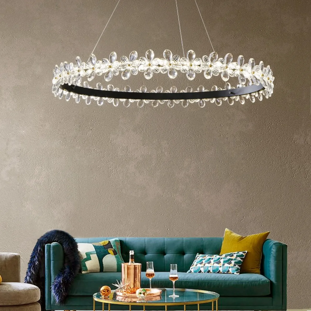 Подвесная люстра FLORETTA L D80 от ImperiumLoft Подвесная люстра FLORETTA L D80 от ImperiumLoft