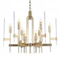 Bari Light Chandelier Aged Brass
