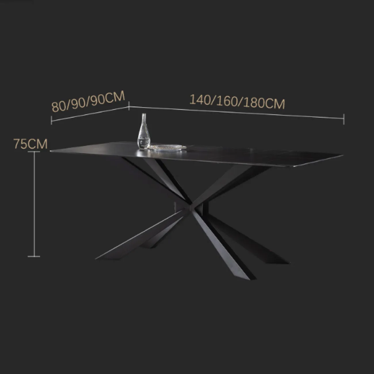 Дизайнерский обеденный стол LaLume-AZ00364 Дизайнерский обеденный стол LaLume-AZ00364