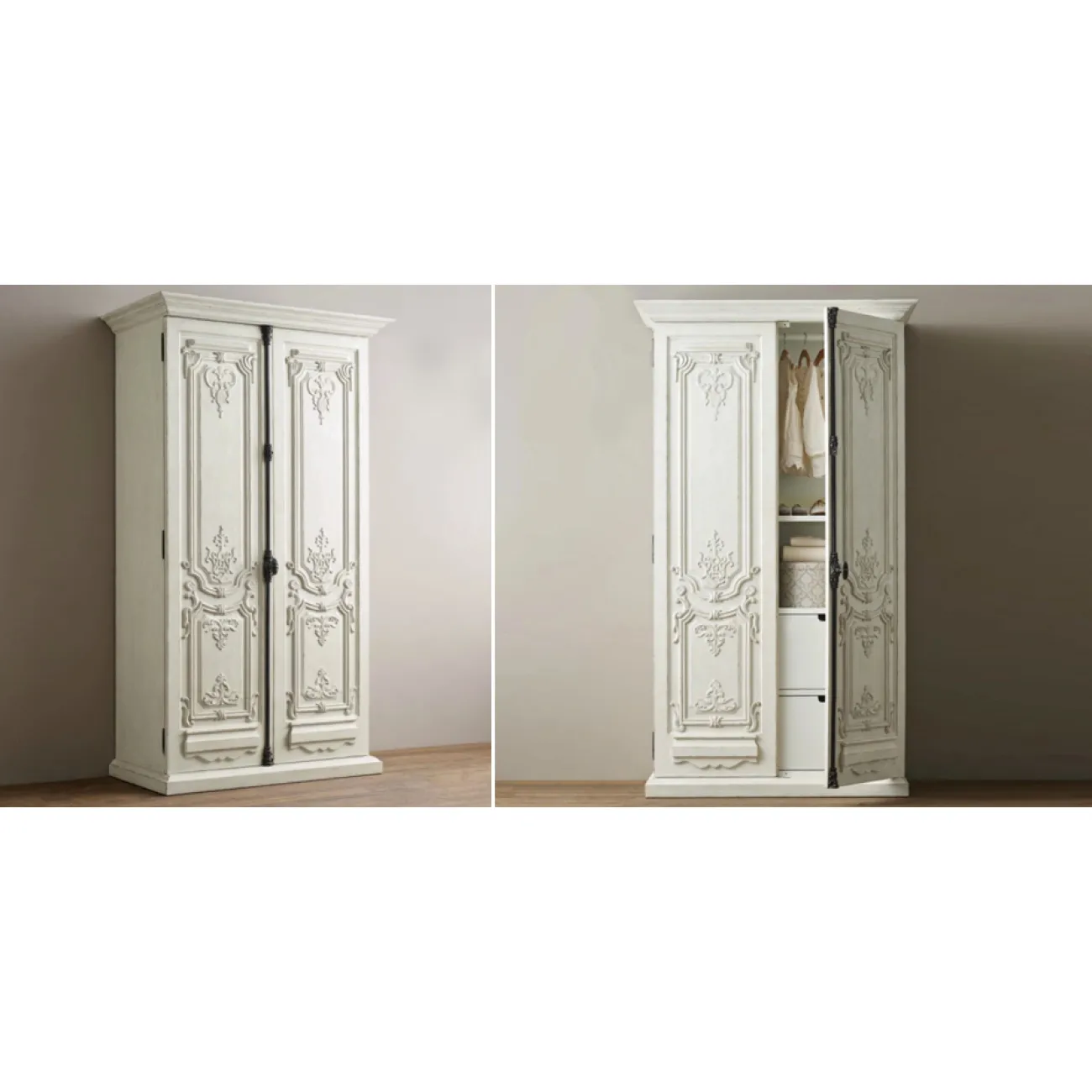 Шкаф French Distressed White от LaLume