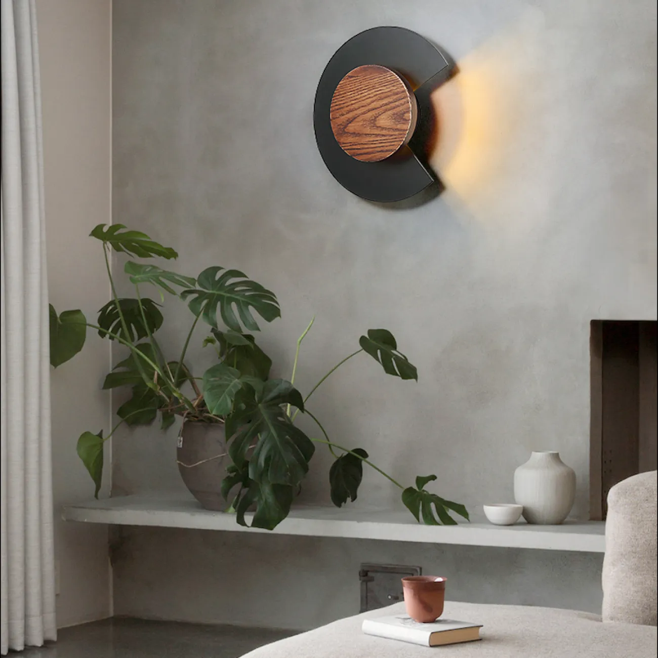 Настенный светильник COOKIE Dark Brown Grey 4000К от ImperiumLoft