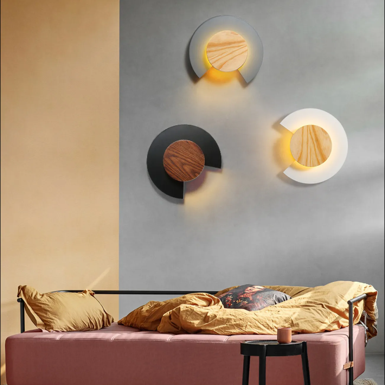 Настенный светильник COOKIE Dark Brown Grey 4000К от ImperiumLoft