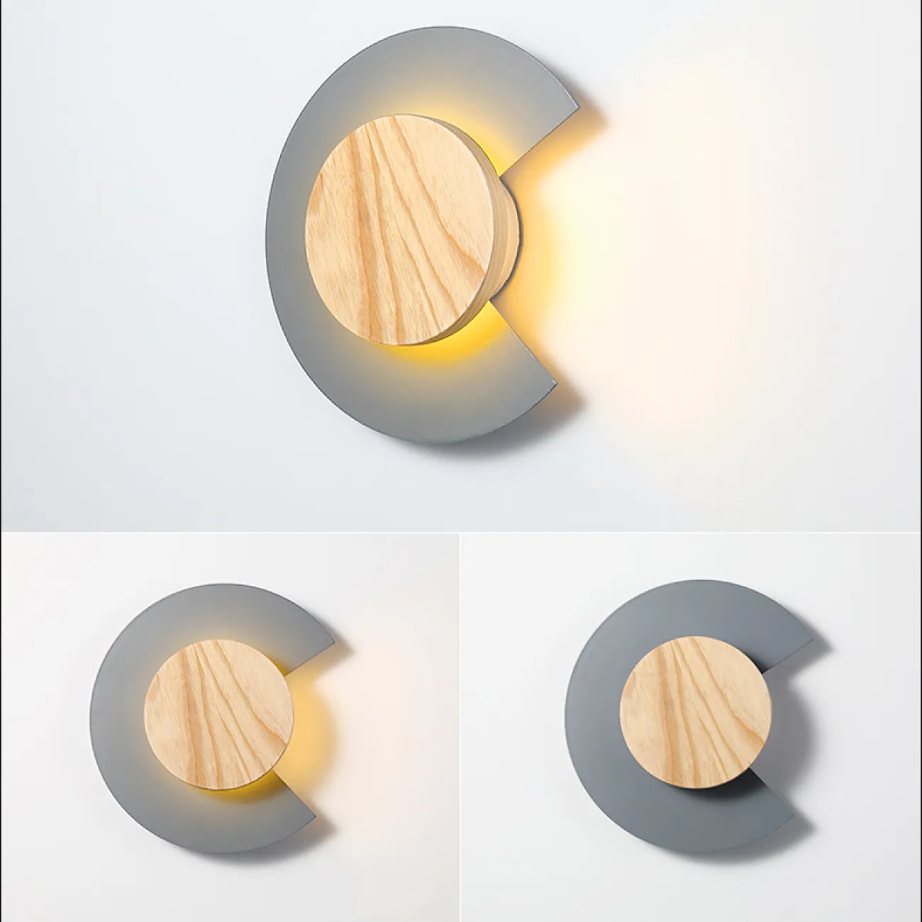 Настенный светильник COOKIE Light Brown Grey 4000К от ImperiumLoft