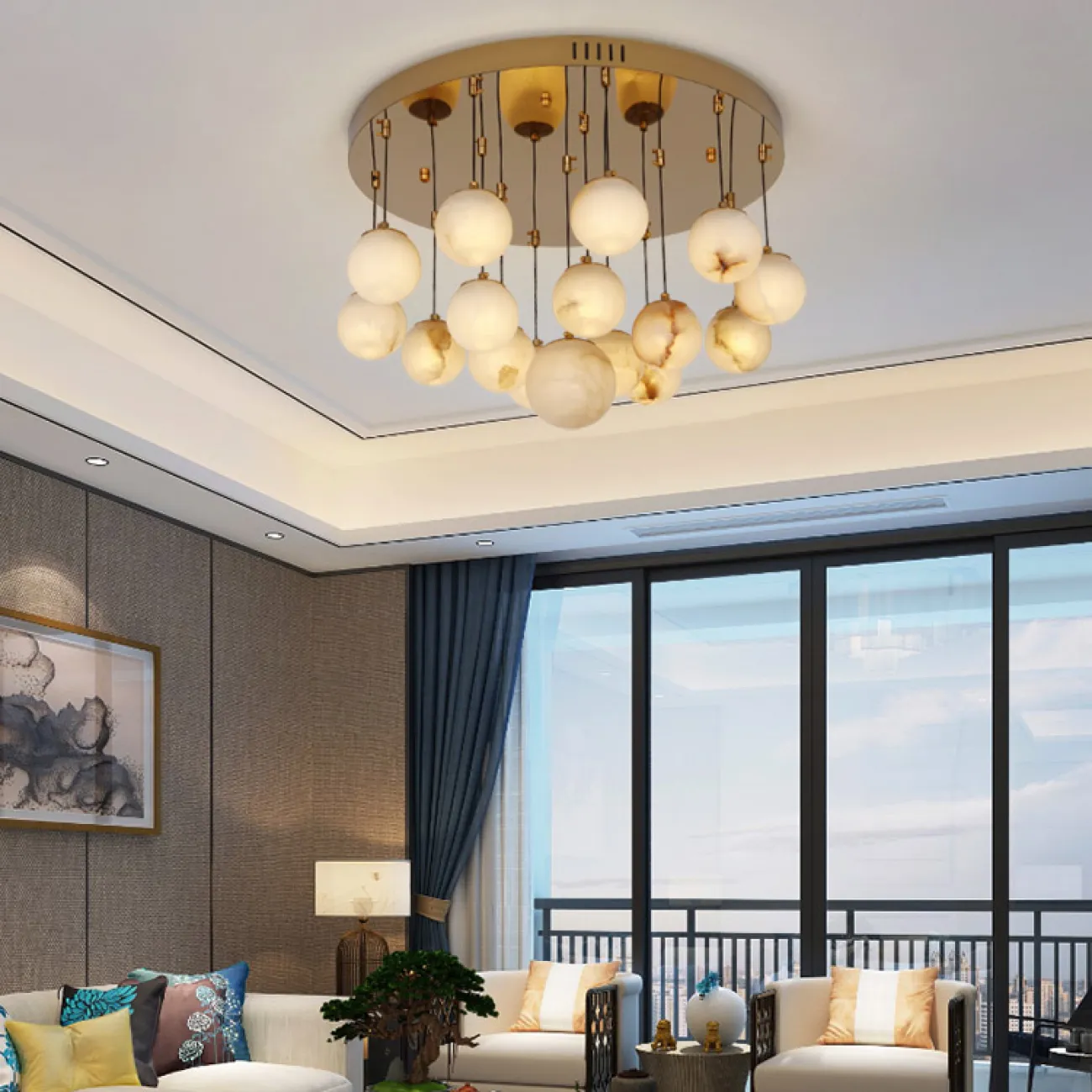 Подвесной светильник MARBLE BALL от ImperiumLoft