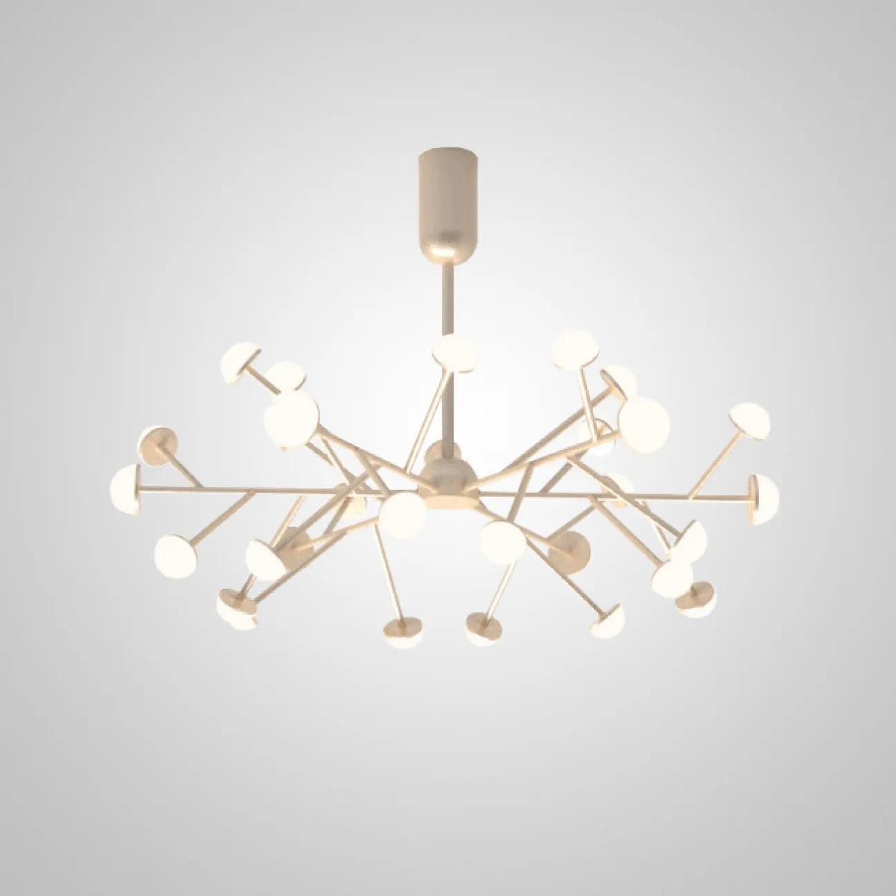 Потолочная люстра HILVI D68 Black от ImperiumLoft